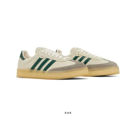 adidas gazelle silver green womens adidas x Ronnie Fieg x Clarks 8th Street Samba 'Chalk White' ID7297 US 4